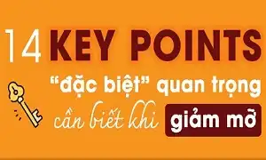 13 điểm đặc biệt quan trọng cần biết khi giảm mỡ