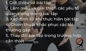 5 kĩ năng cần có để huấn luyện bài tập an toàn và hiệu quả