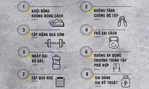8 lỗi sai có thể bạn đã mắc phải khi mới tập gym