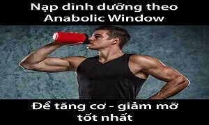 Ăn uống theo Anabolic window sẽ giúp tiến bộ nhanh nhất