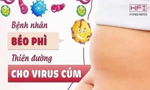 Người béo phì có nguy cơ nhiễm cúm gấp đôi