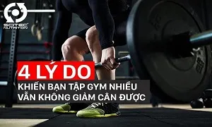 4 lí do khiến bạn tập gym nhiều vẫn không giảm cân được