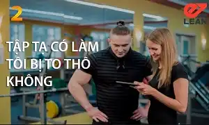 Tập tạ làm to thô tùy thuộc vào di truyền, giới tính và cường độ tập luyện