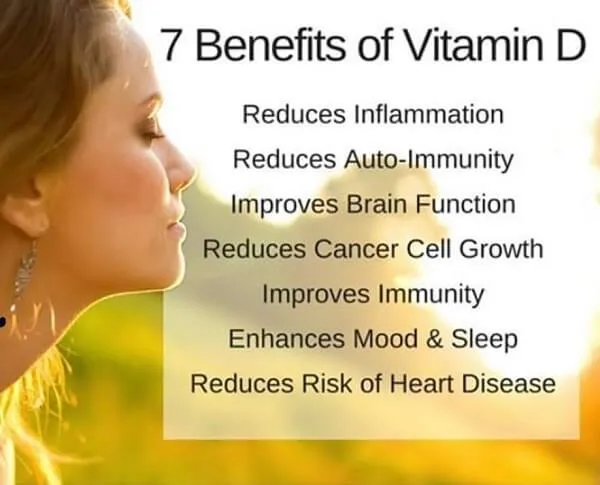 7 lợi ích của Vitamin D đối với cơ thể 7 lợi ích của Vitamin D đối với cơ thể