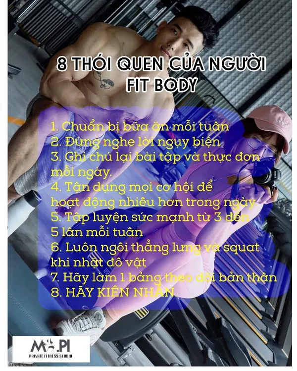 8 thói quen bạn cần có để đạt được thân hình chuẩn 8 thói quen bạn cần có để đạt được thân hình chuẩn