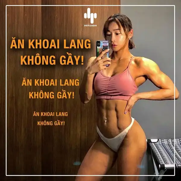 Ăn khoai lang không gầy