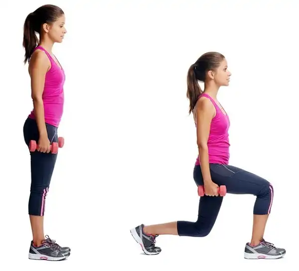 Bài tập phát triển mông Lunges