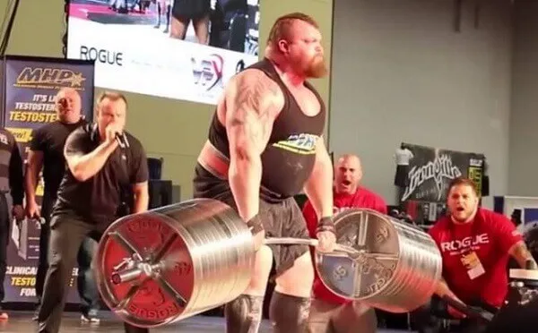 Eddie Hall deadlift world record 500kg