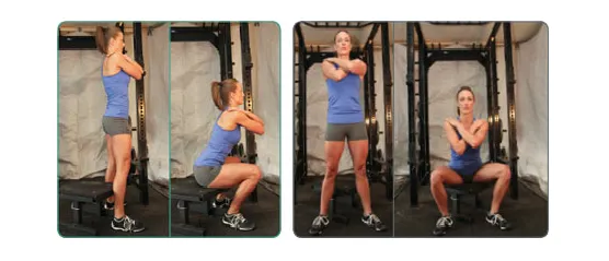Bodyweight lowbox squat giúp bạn cảm nhận tốt hơn Bodyweight lowbox squat giúp bạn cảm nhận tốt hơn