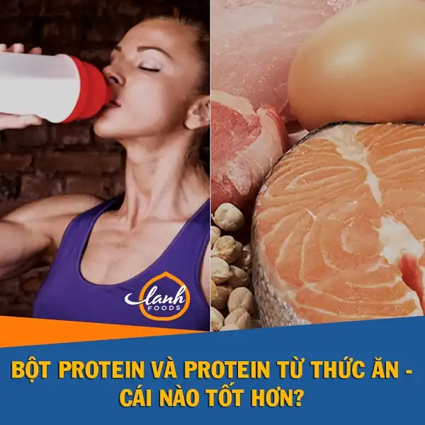 Whey Protein và Protein từ thức ăn, cái nào cũng có lợi thế riêng của nó Whey Protein và Protein từ thức ăn, cái nào cũng có lợi thế riêng của nó