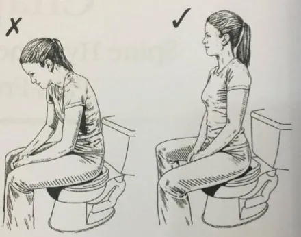 Giữ cột sống thẳng tự nhiên giảm áp lực lên đĩa đệm Giữ cột sống thẳng tự nhiên giảm áp lực lên đĩa đệm