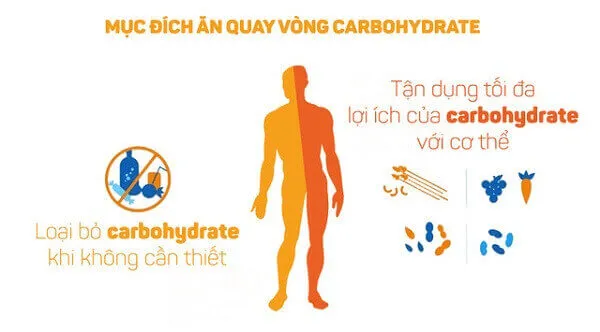 Mục đích ăn quay vòng Carbohydrate Mục đích ăn quay vòng Carbohydrate