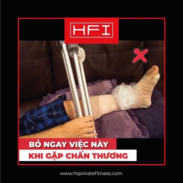 Ngưng ngay việc chườm đá khi chấn thương Ngưng ngay việc chườm đá khi chấn thương