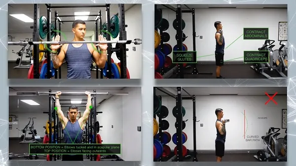 Overhead Press đúng cách tránh đau vai Overhead Press đúng cách tránh đau vai