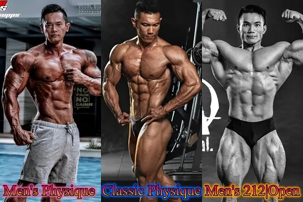 Phân biệt Men’s Physique, Classic Physique và Men's 212|Open Phân biệt Men’s Physique, Classic Physique và Men's 212|Open