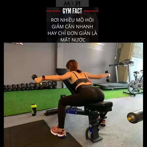 Tập ra mồ hôi là mỡ hay nước Tập ra mồ hôi là mỡ hay nước